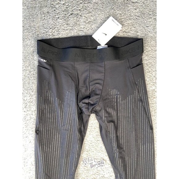 Nike Pro Recovery Dri-FIT ADV Fitness Tights Size Large Men Black FZ1641-010 - Picture 6 of 8